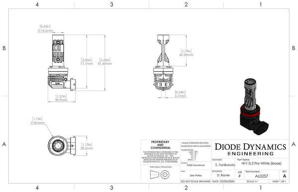 Diode Dynamics SL2 Pro Headlight Bulb (MPN: DD0483P)