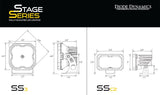 Diode Dynamics Stage Series LED Fog Light Kit (MPN: DD6574)