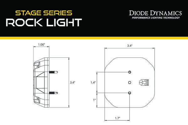 Diode Dynamics Underbody Light Installation Kit (MPN: DD7462)