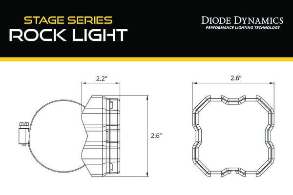 Diode Dynamics Underbody Light Installation Kit (MPN: DD7464)