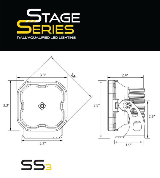 Diode Dynamics Stage Series LED Fog Light (MPN: DD7765)