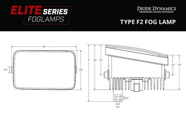 Diode Dynamics Elite Series Fog Lamp Kit (MPN: DD7769)