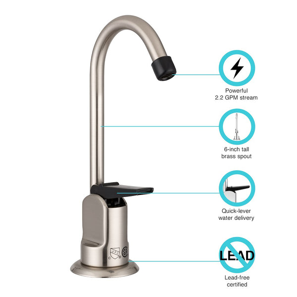 Dura Faucet Drinking Fountain Faucet (MPN: DF-DF350-SN)