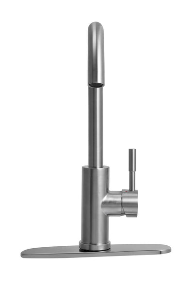 Dura Faucet Streamline Gooseneck Kitchen Faucet (MPN: DF-MK531LK-SN)