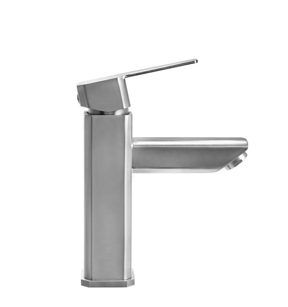 Dura Faucet Modern Angular RV Lavatory Faucet (MPN: DF-ML803LQ-SN)