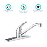 Dura Faucet Kitchen Faucet (MPN: DF-NMK600-CP)