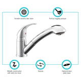 Dura Faucet Kitchen Pull-Out Spout (MPN: DF-NMK852-CP)