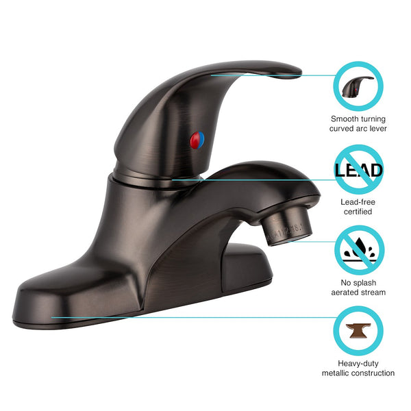 Dura Faucet Lavatory Faucet (MPN: DF-NML210-VB)
