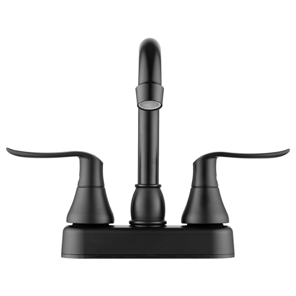 Dura Faucet Matte Black Dual Lever Faucet (MPN: DF-PB155LH-MB)