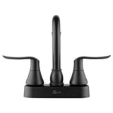 Dura Faucet Matte Black Dual Lever Faucet (MPN: DF-PB155LH-MB)
