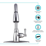 Dura Faucet RV Kitchen Faucet (MPN: DF-PK160-SN)