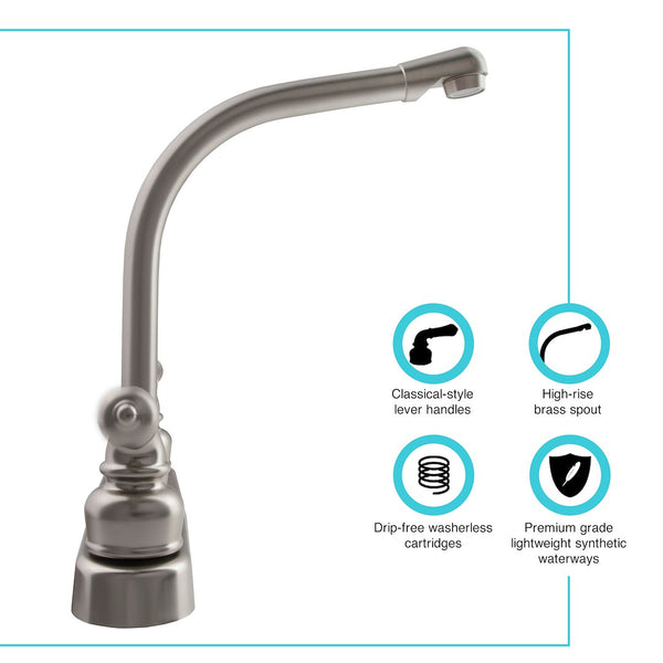 Dura Faucet Classical Series Kitchen Faucet (MPN: DF-PK210C-SN)