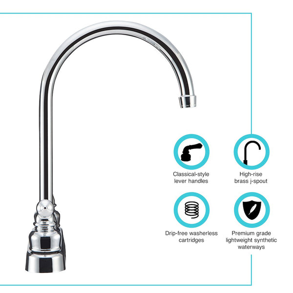 Dura Faucet Kitchen Faucet (MPN: DF-PK330HC-CP)