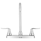 Dura Faucet Kitchen Dual Lever Faucet (MPN: DF-PK330HLH-CP)