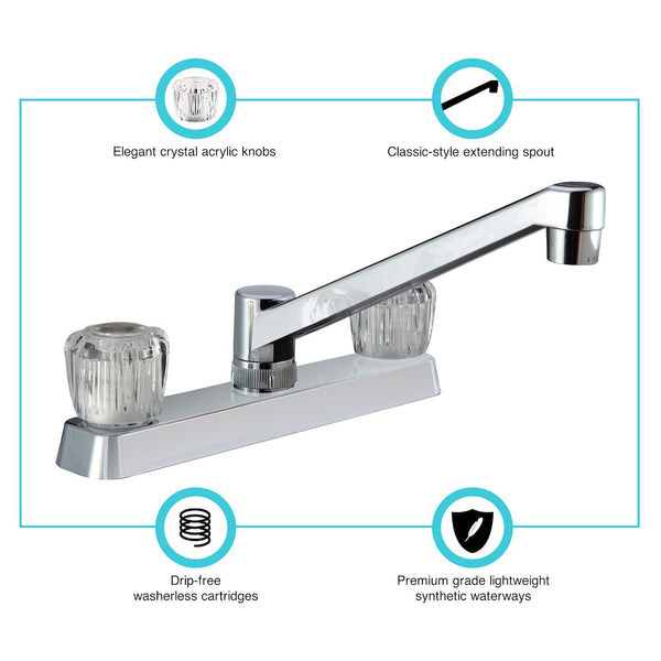 Dura Faucet Kitchen Faucet (MPN: DF-PK600A-CP)