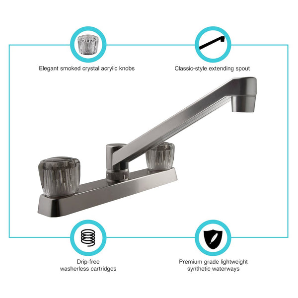 Dura Faucet Kitchen Faucet (MPN: DF-PK600S-SN)