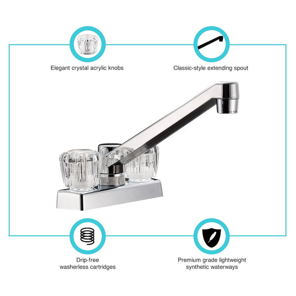 Dura Faucet Kitchen Faucet (MPN: DF-PK640A-CP)
