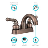 Dura Faucet Lavatory Faucet (MPN: DF-PL620C-ORB)