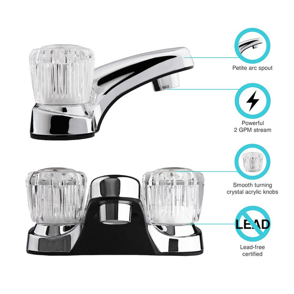 Dura Faucet Lavatory Faucet (MPN: DF-PL700A-CP)
