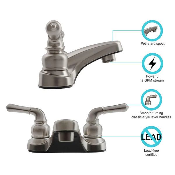 Dura Faucet Classical Series Lavatory Faucet (MPN: DF-PL700C-SN)