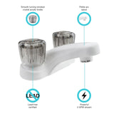 Dura Faucet Lavatory Faucet (MPN: DF-PL700S-WT)