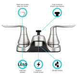Dura Faucet Lavatory Faucet (MPN: DF-PL720LH-SN)