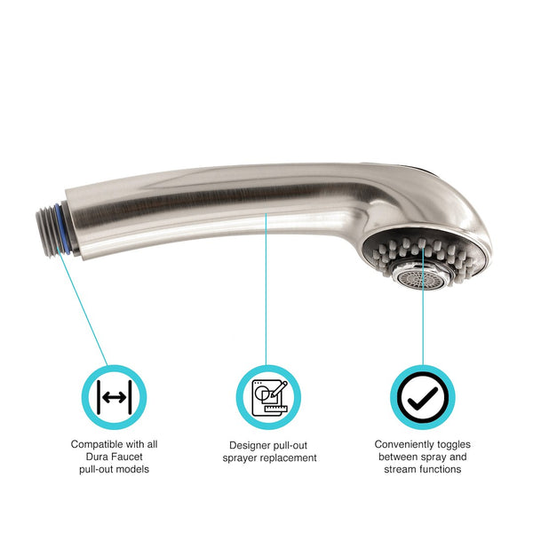 Dura Faucet Sprayer (MPN: DF-RK850-SN)