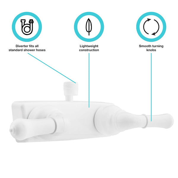 Dura Faucet Shower Control Valve (MPN: DF-SA100C-WT)