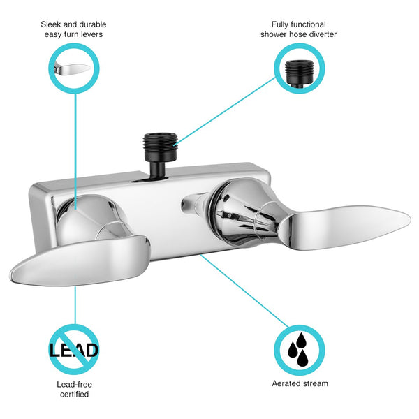 Dura Faucet Shower Valve (MPN: DF-SA100LH-CP)