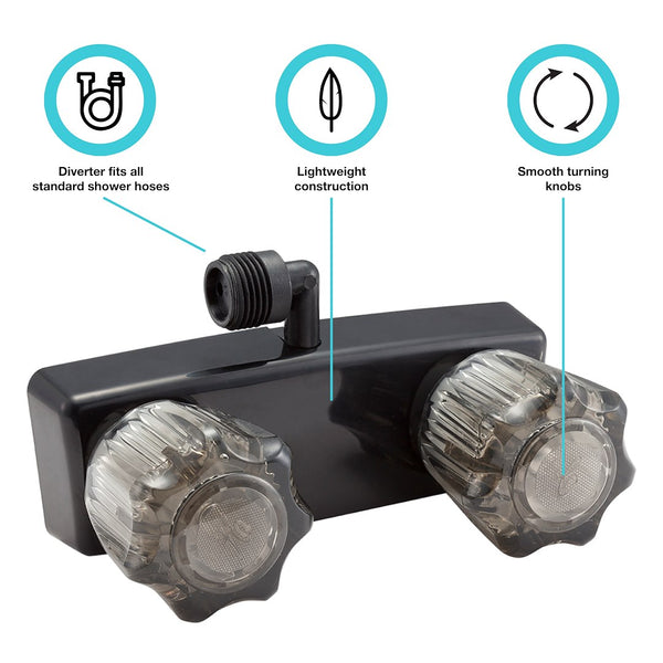 Dura Faucet Shower Control Valve (MPN: DF-SA100S1-BK)