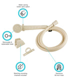 Dura Faucet Hand-Held Shower Head (MPN: DF-SA130-BQ)
