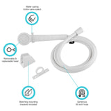 Dura Faucet Hand-Held Shower Head (MPN: DF-SA130-WT)