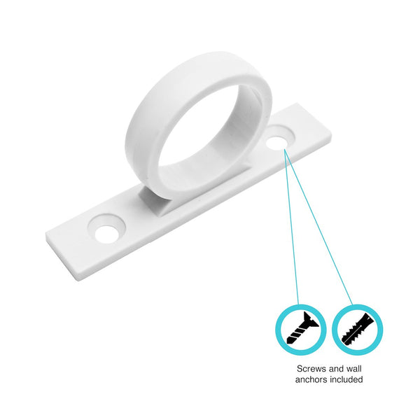 Dura Faucet Shower Hose Guide Ring (MPN: DF-SA155-WT)