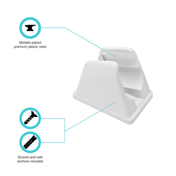 Dura Faucet Shower Head Mount (MPN: DF-SA156-WT)