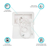 Dura Faucet Exterior Shower (MPN: DF-SA170-WT)