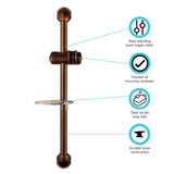 Dura Faucet Shower Head Slide Bar (MPN: DF-SA300CL-ORB)