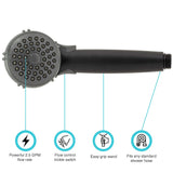 Dura Faucet Hand Held Shower Head (MPN: DF-SA400-MB)