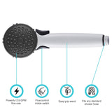 Dura Faucet Hand Held Shower Head (MPN: DF-SA400K-WT)