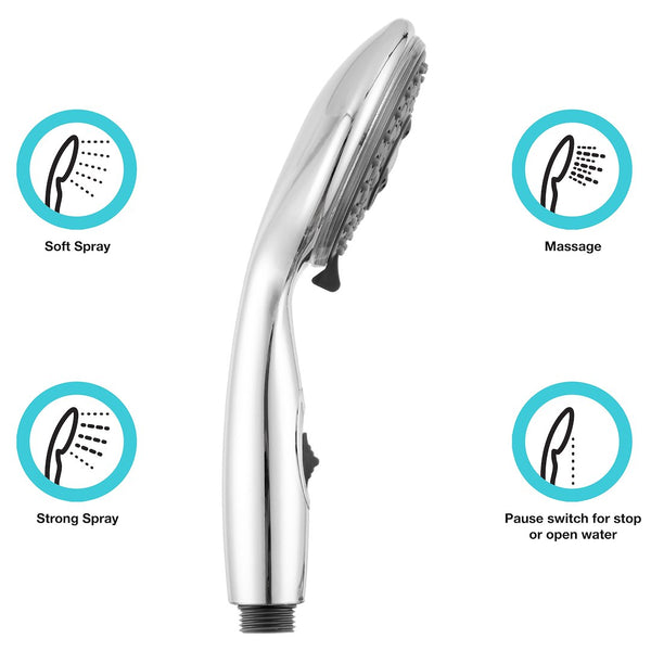 Dura Faucet Hand Held Shower Head (MPN: DF-SA432-CP)