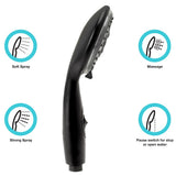 Dura Faucet Hand Held Shower Head (MPN: DF-SA432-MB)