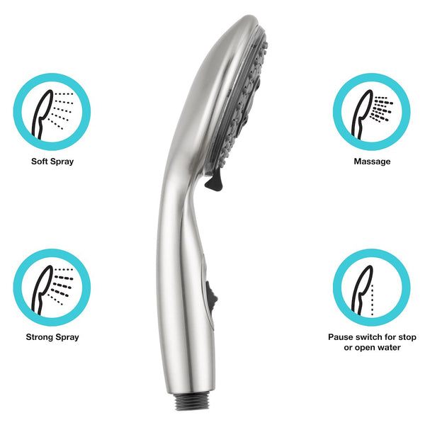 Dura Faucet Hand Held Shower Head (MPN: DF-SA432-SN)