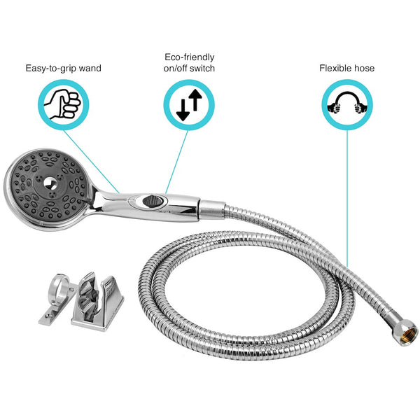 Dura Faucet Hand Held Shower Head (MPN: DF-SA432K-CP)