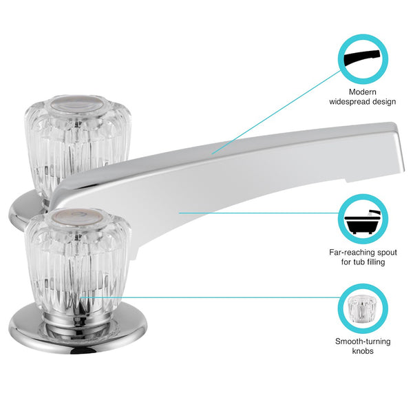 Dura Faucet Bathtub Faucet (MPN: DF-SA630A-CP)
