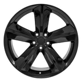OE Wheels DG05 Gloss Black Aluminum Wheel (MPN: DG05-20090-5115-20B)