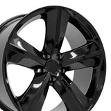 OE Wheels DG05 Gloss Black Aluminum Wheel (MPN: DG05-20090-5115-20B)