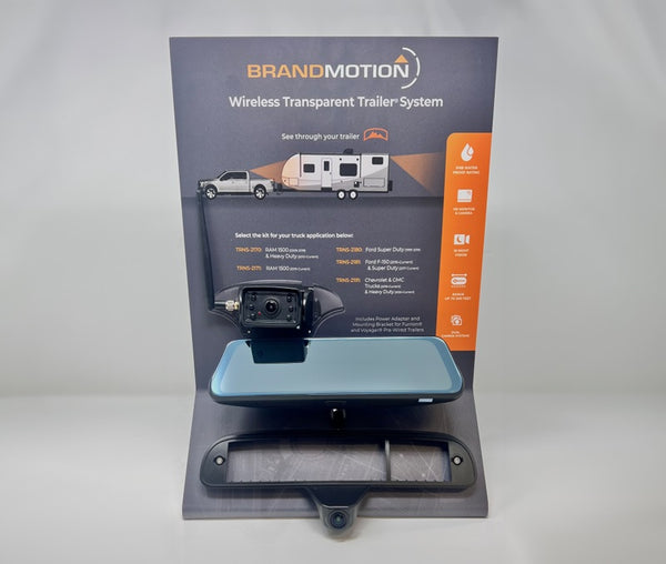Brandmotion Wireless Transparent Trailer Display Kit (MPN: DISP-TRNS)