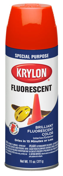 Krylon Fluorescent Red-Orange Spray Paint (MPN: 3101)