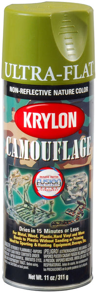 Krylon Camouflage Woodland Light Green Paint (MPN: 4296)