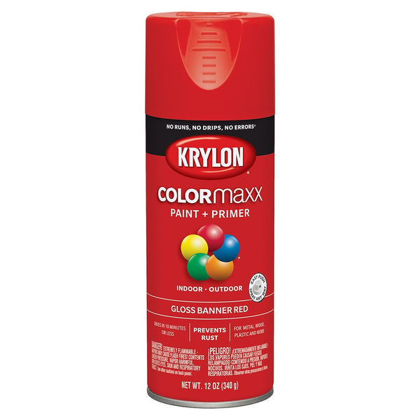 Krylon COLORmaxx Gloss Banner Red Spray Paint (MPN: 5503)