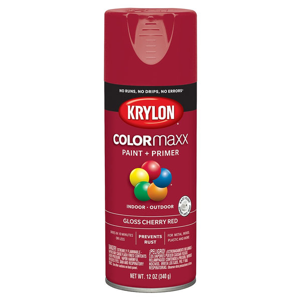 Krylon COLORmaxx Gloss Cherry Red Spray Paint (MPN: 5511)